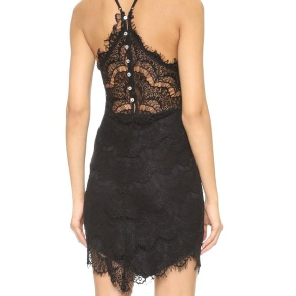 Free People black lace dress / party slip 🖤 - Picture 2 of 6